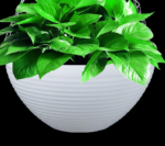 Colorful Plastic Hanging Planter Set - Image 2