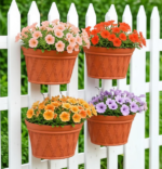 Wall-Mounted Planter Set, Vertical Garden Decor