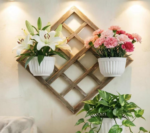 Resin Wall-Mounted Planter, For Vertical Gardens And Windowsills - Image 2